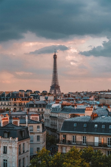 Parisian sunset