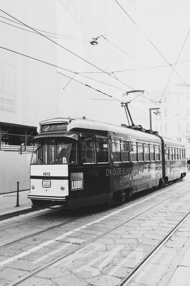 Un tramway à Milan